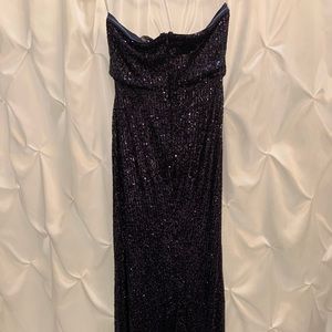 Lulu’s navy sequin dress size small! Never worn & NWT!